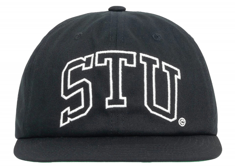 Stüssy Stussy Mid-Depth Stu Arch Strapback Shadow Black outlook
