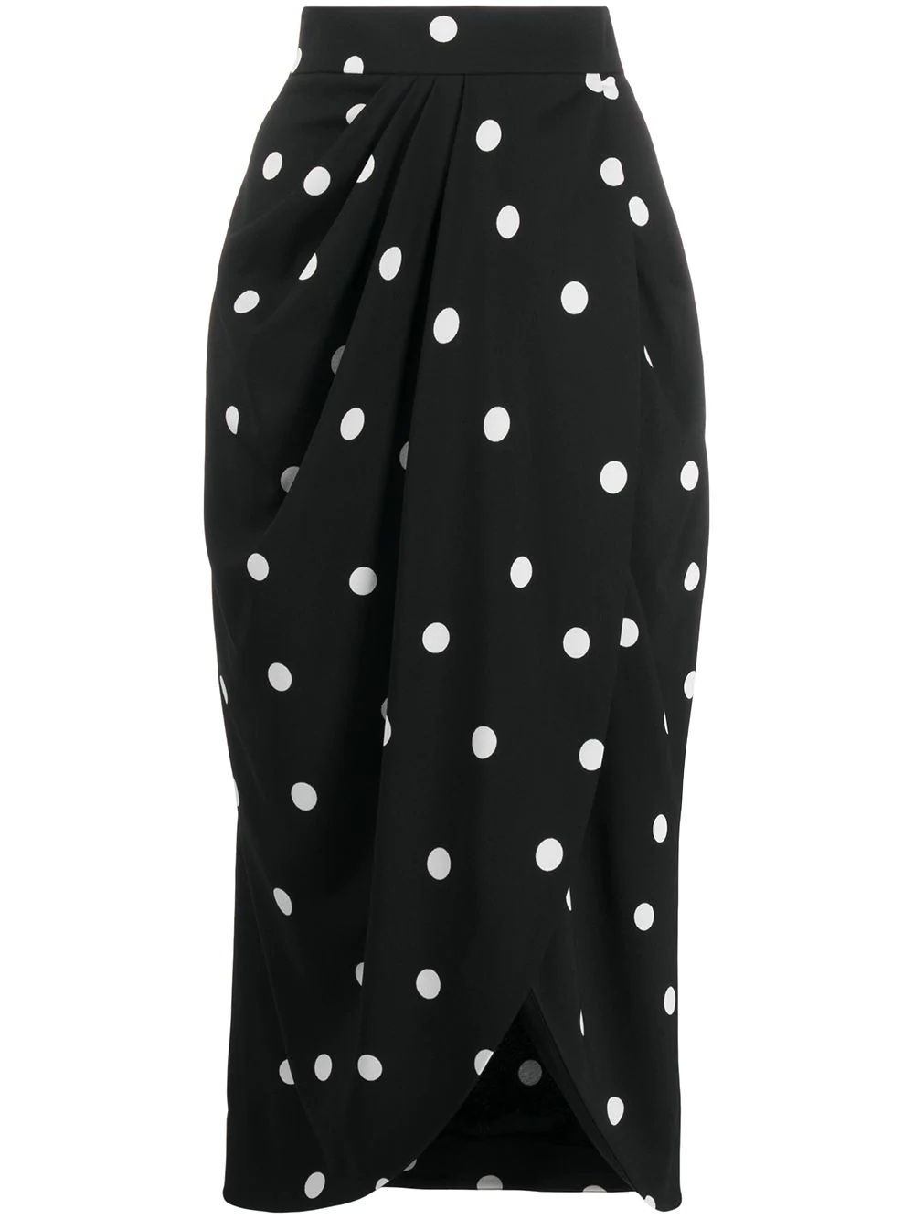 polka dot midi skirt - 1