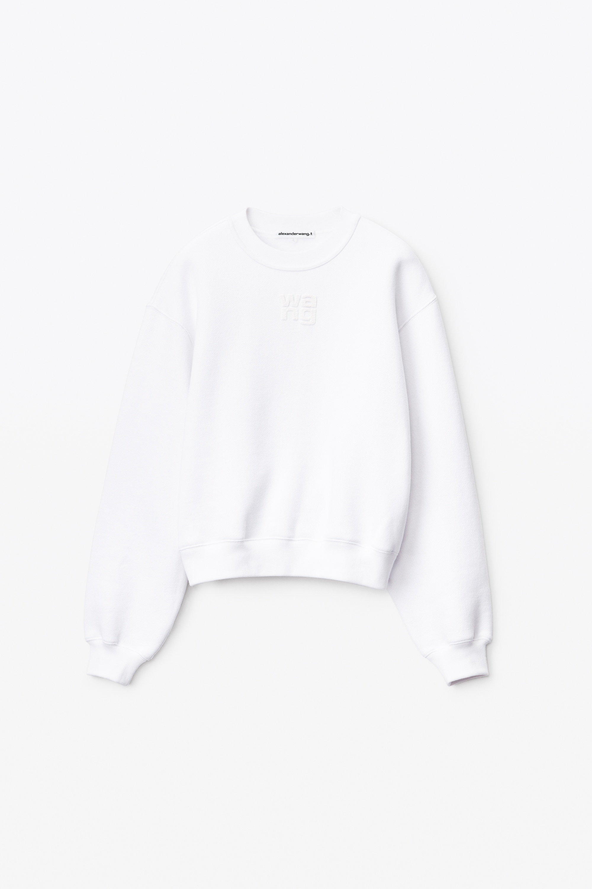 PUFF LOGO SWEATSHIRT IN STRUCTURED TERRY - 1