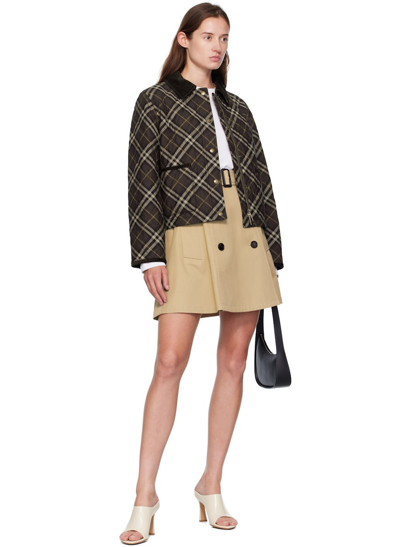 Burberry Brown & Gray Oldham Jacket outlook