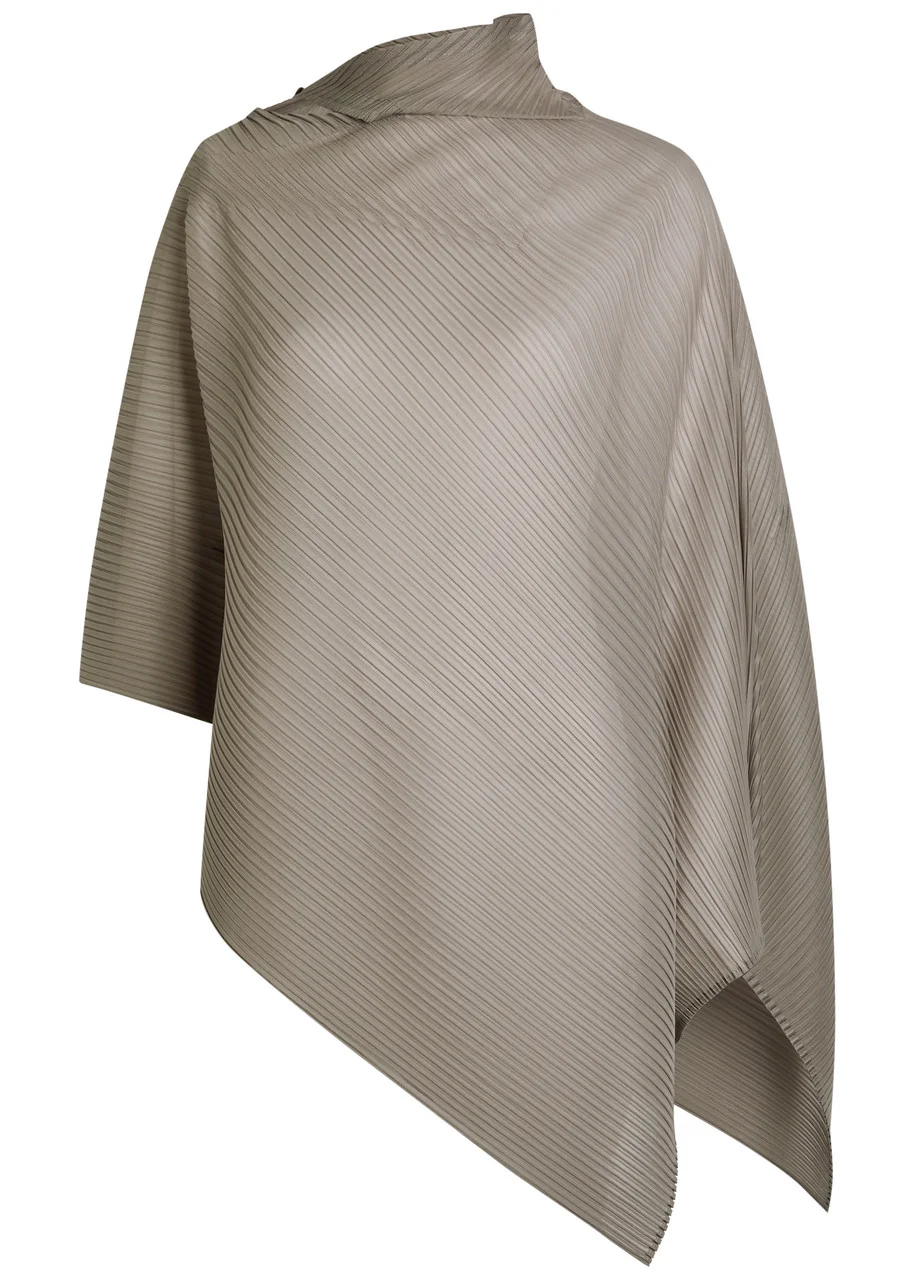 Issey Miyake Asymmetric Pleated Chiffon top - 1