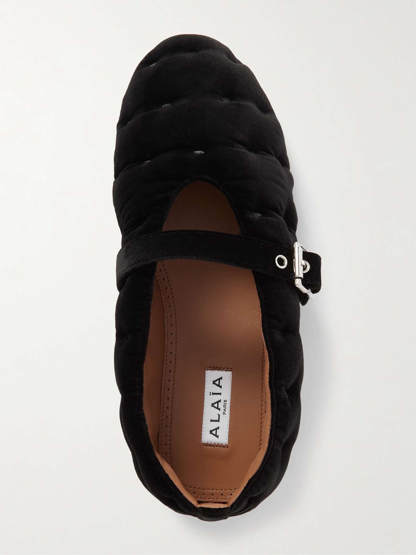 Ballerina velvet ballet flats - 5