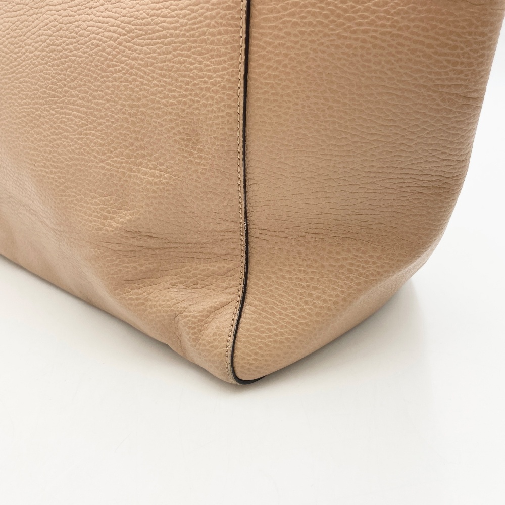 Gucci Beige Leather Swing Shopper Bag - 10