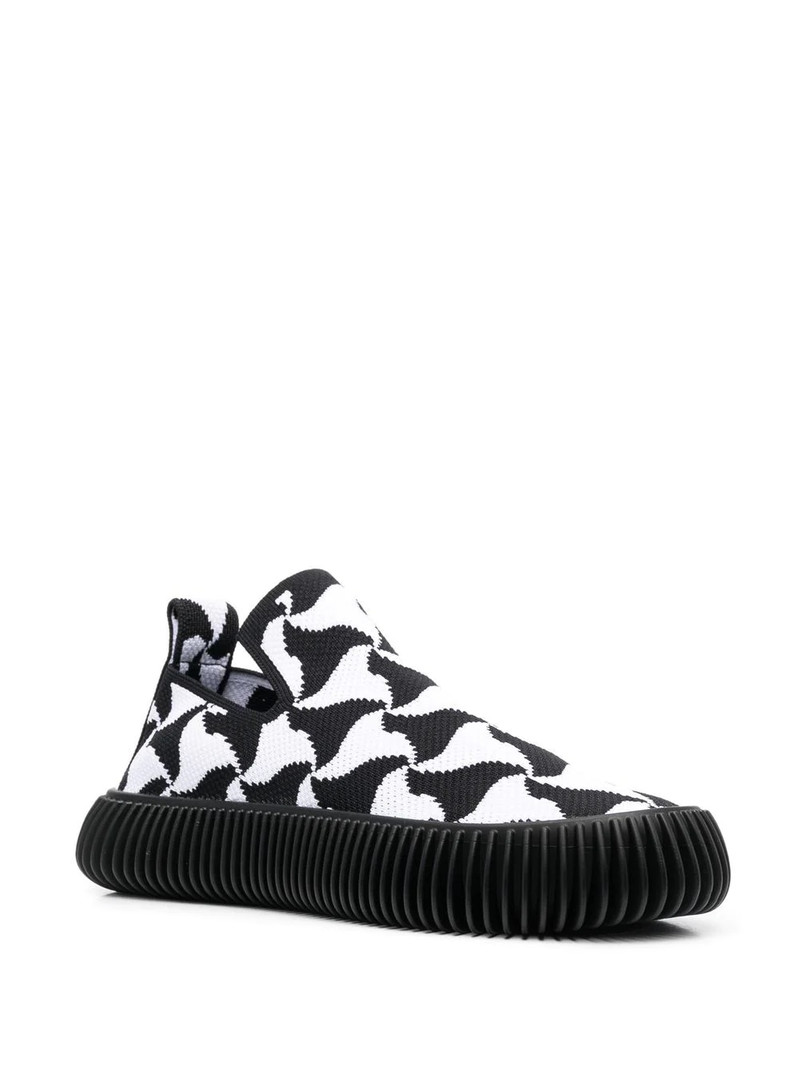 Bottega Veneta geometric-weave slip-on sneakers outlook
