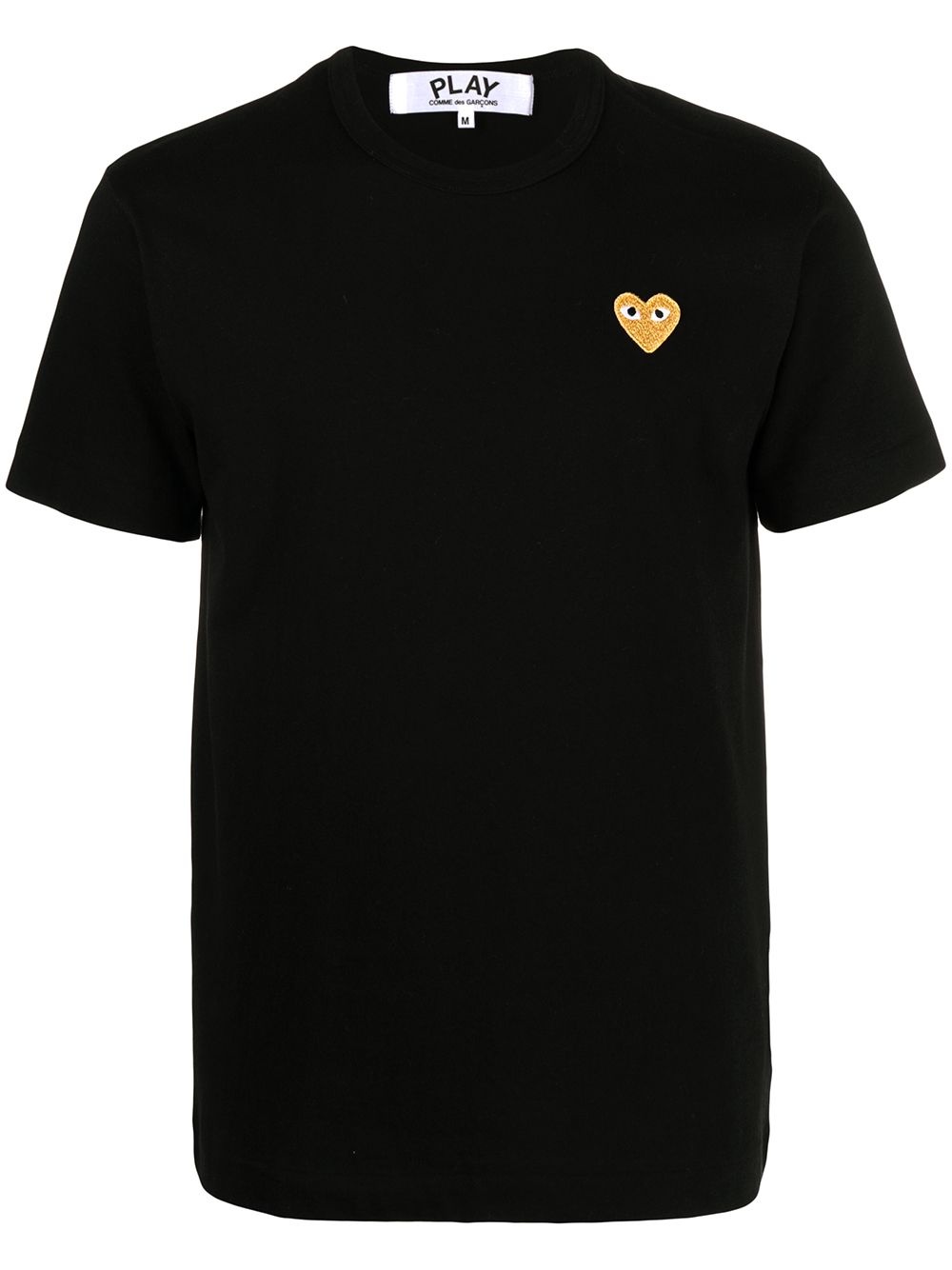 heart patch T-shirt - 1