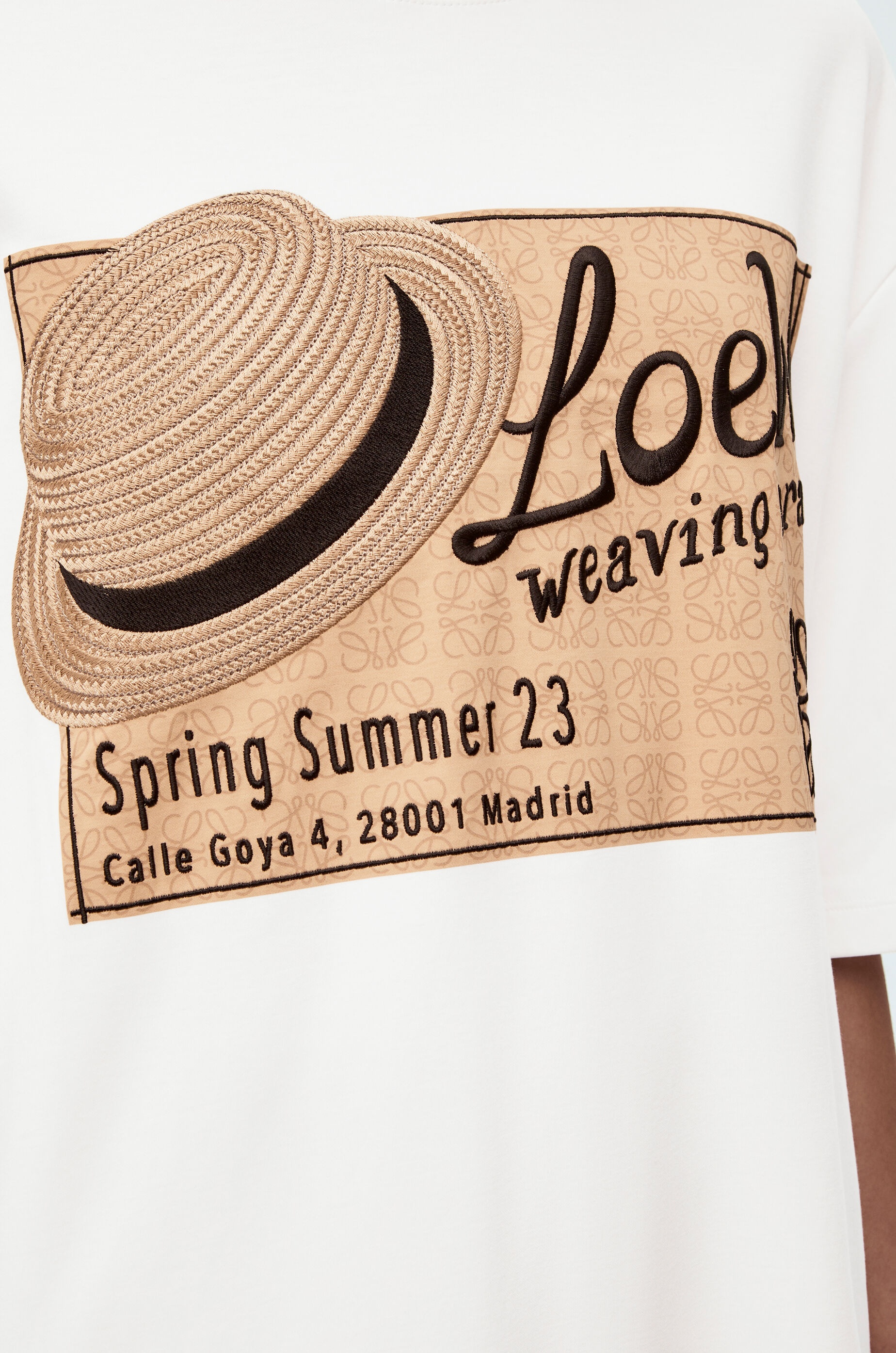 LOEWE hat T-shirt dress in cotton - 5