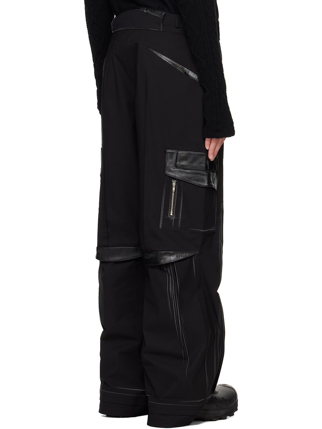 Black EP.6 01 Trousers - 3