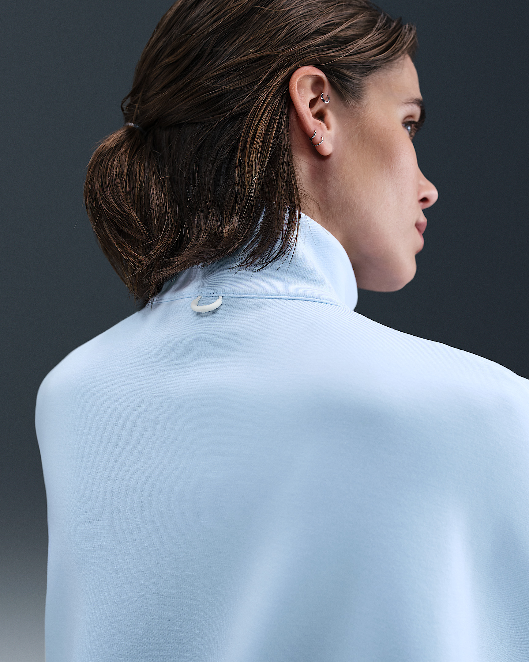 Nike 24.7 ImpossiblySoft Women's Dri-FIT Oversized 1/2-Zip Top - 2
