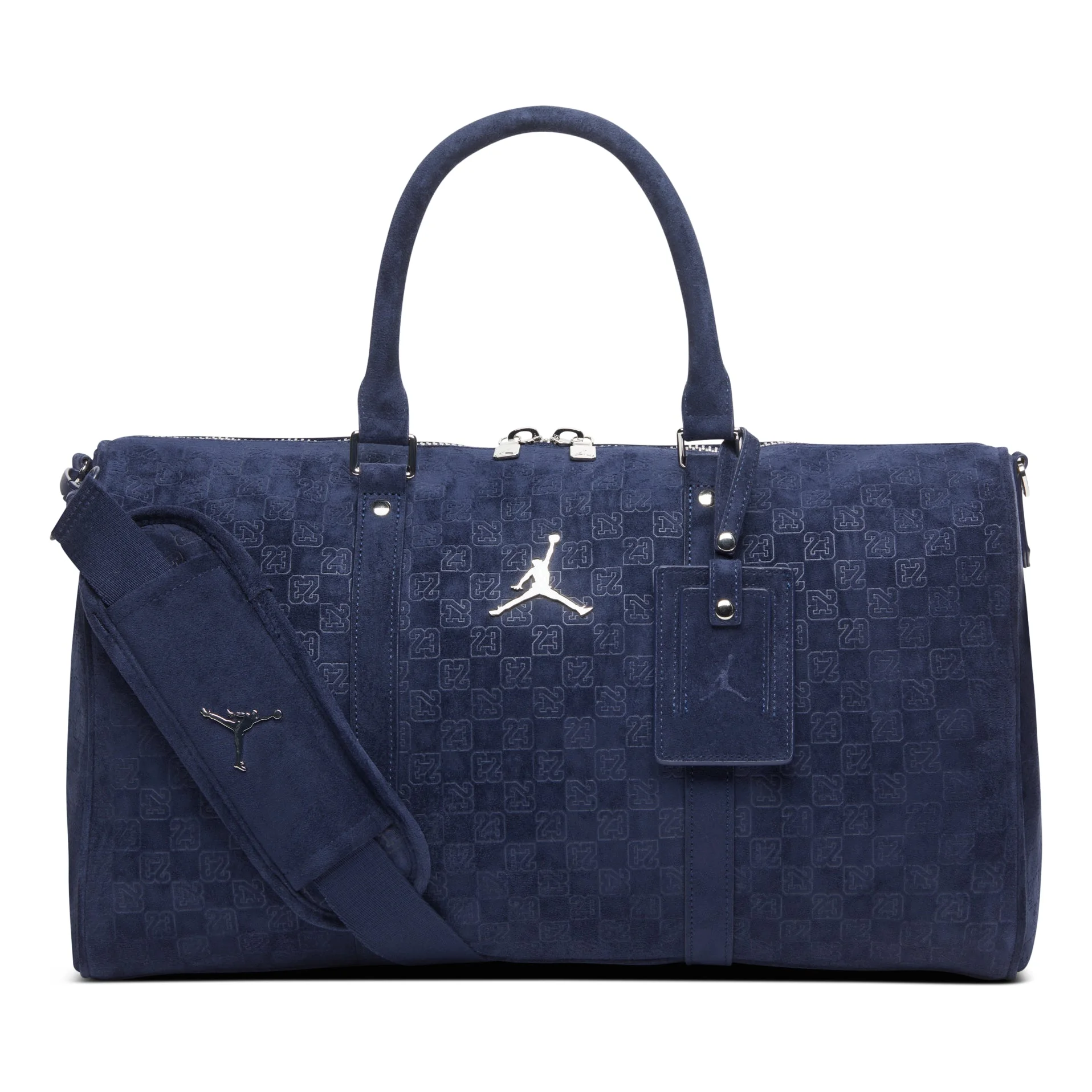 Jordan Suede Monogram Duffel 25L 'Midnight Navy' IQ5742-410 - 1
