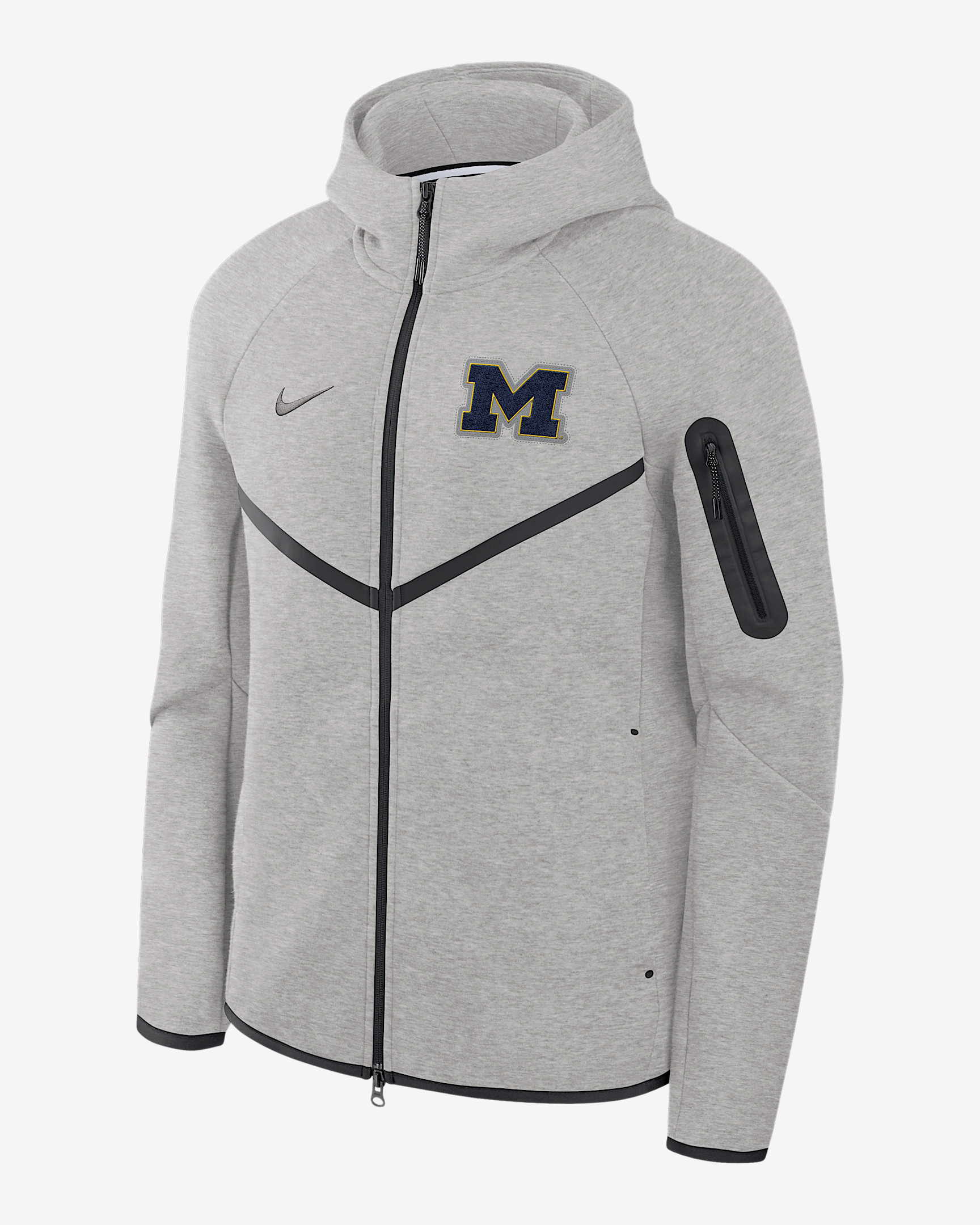 Jordan Michigan Tech Fleece Windrunner Men's Jordan Brand College Full ...