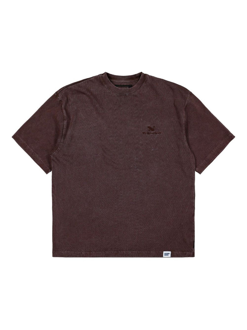 pigment-dyed crew-neck T-shirt 1
