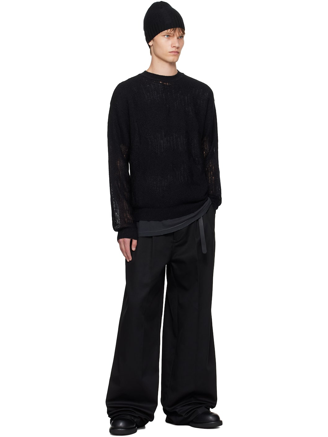 Black Kamillo Oversize Sweater - 4