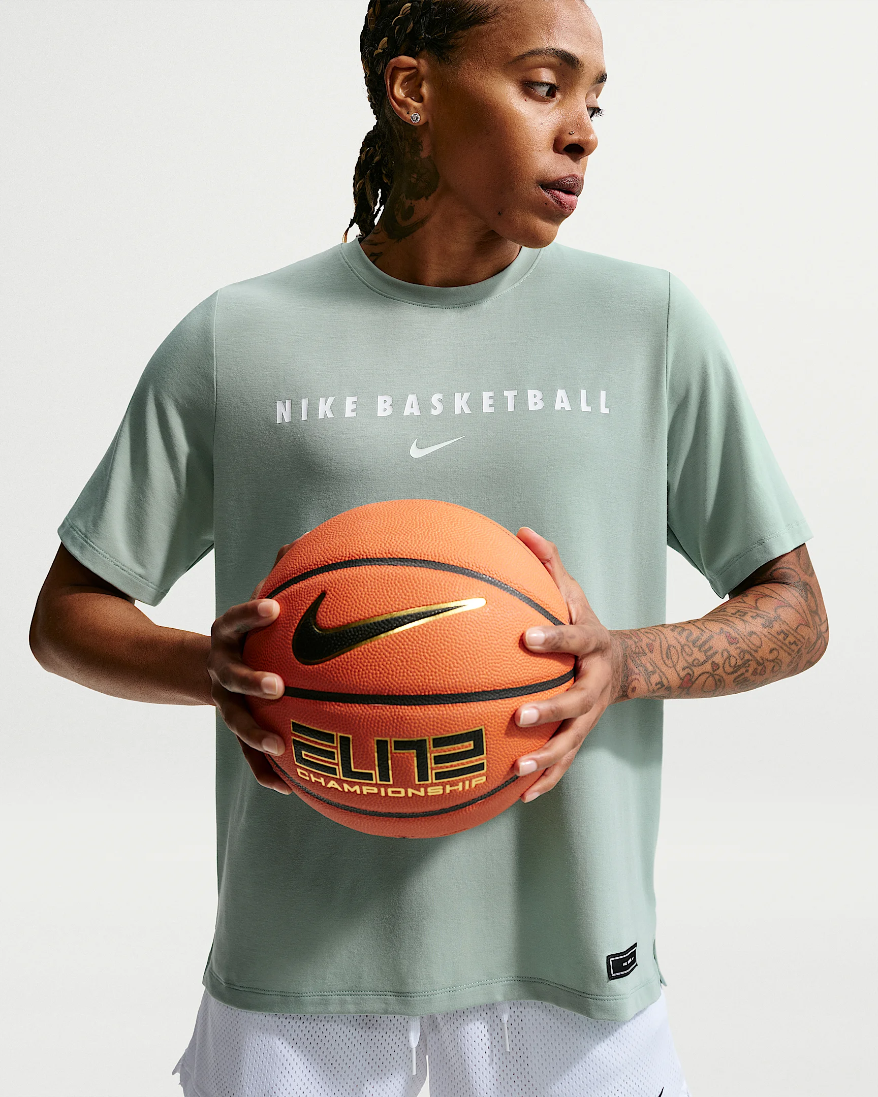 Nike Women's Dri-FIT Short-Sleeve Warm-Up Basketball Top - 1