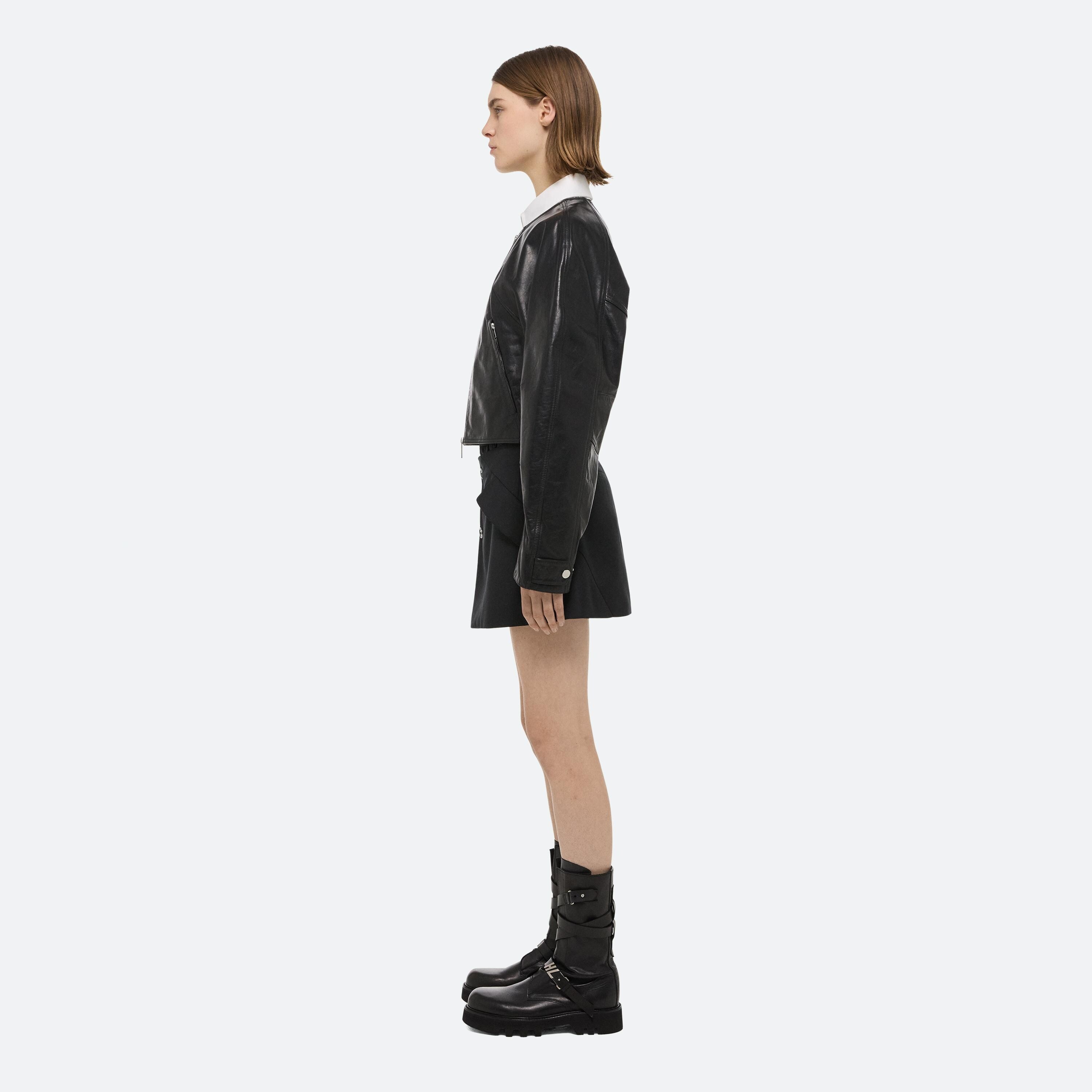 ARTICULATED LEATHER JACKET - 4