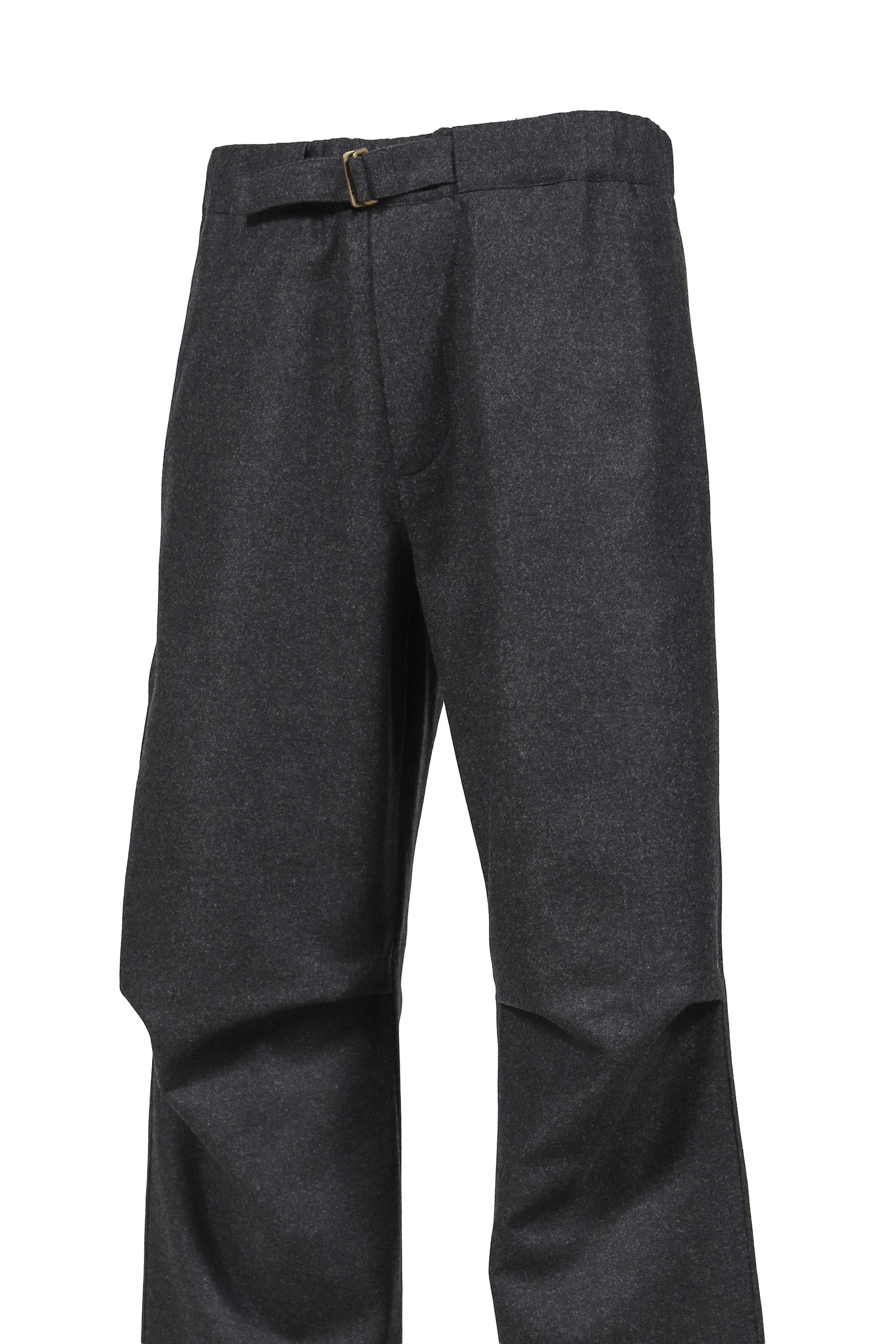 JORDAN - WOOL RELAX FIT TROUSERS / DARK GRY - 4