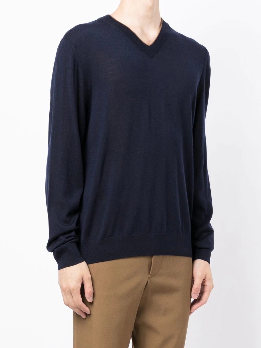 V-neck merino jumper - 3