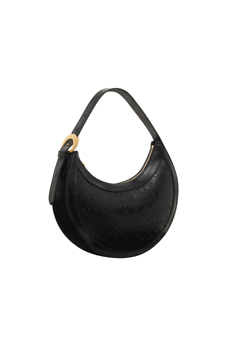 Marine Serre Moonogram Embossed Leather Eclips outlook