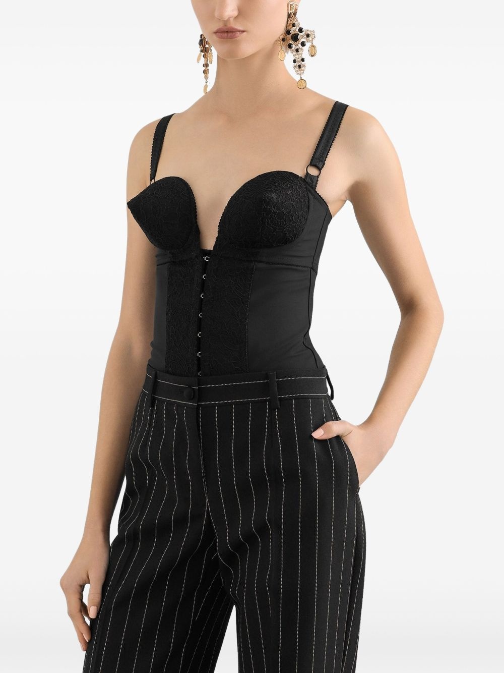 bustier-style bodysuit - 4
