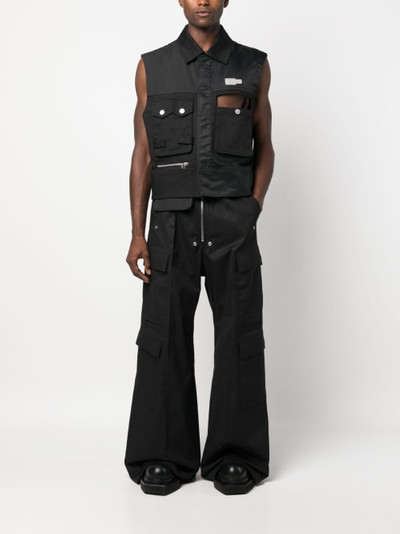 FENG CHEN WANG cut-out pocket panelled gilet outlook