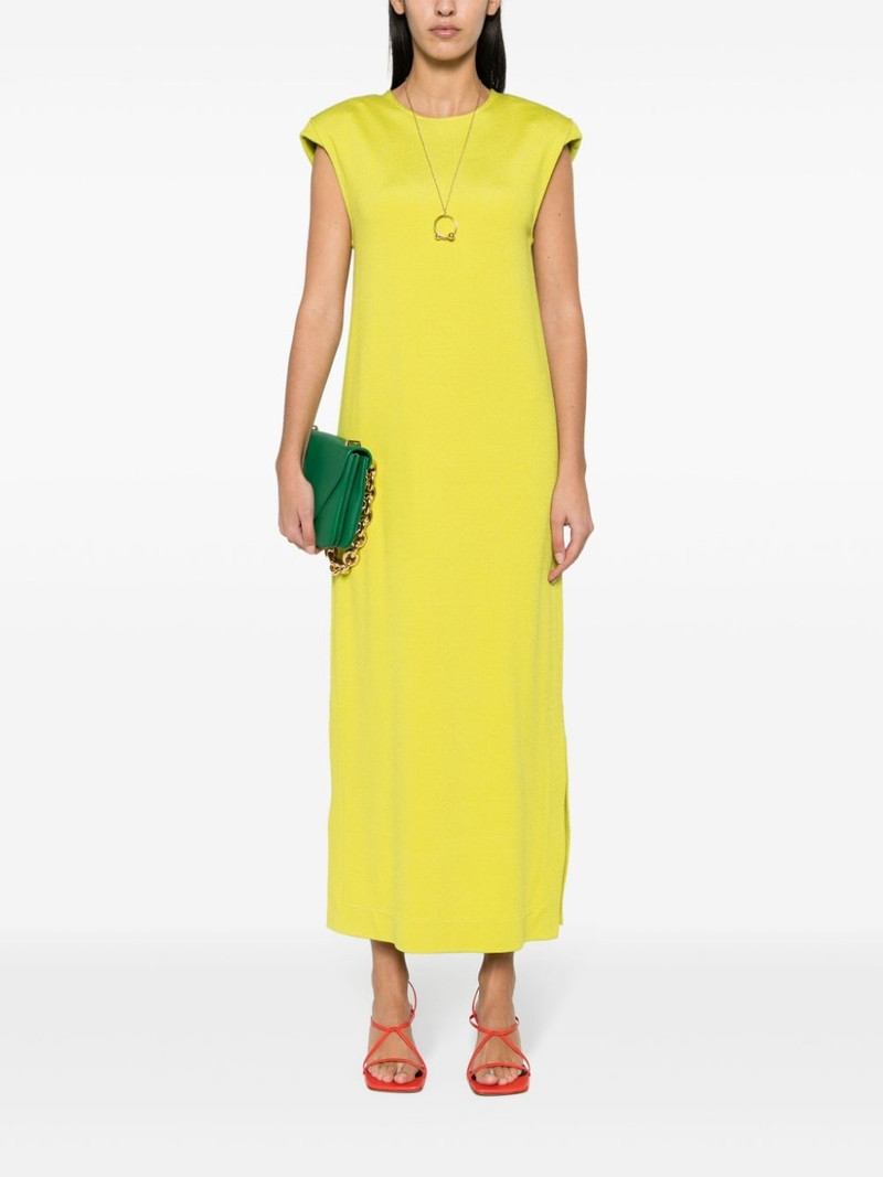 Jil Sander detachable-sleeve maxi dress outlook
