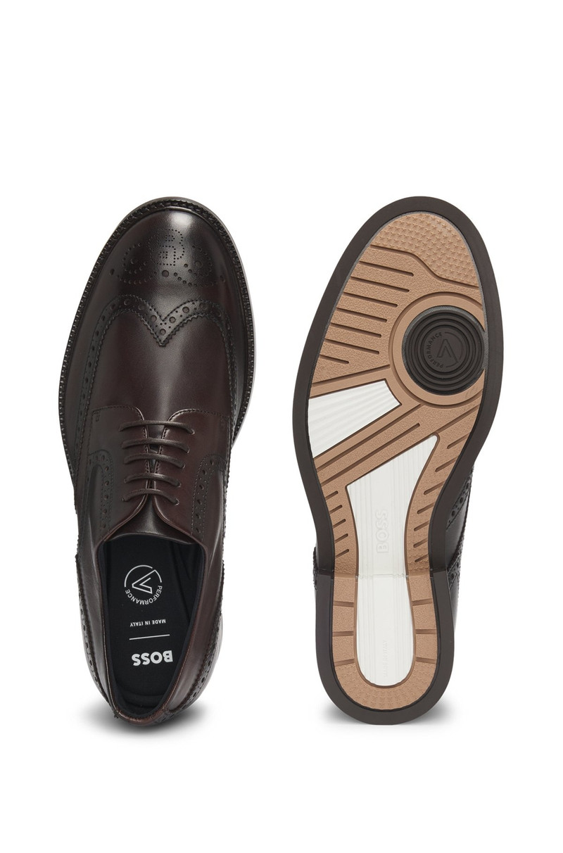DRESSLETIC ITALIAN-MADE DERBY SHOES IN LEATHER 4