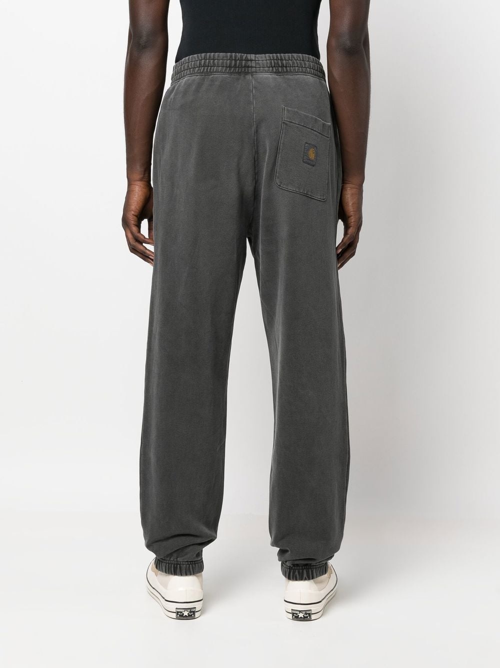 elasticated-waist track pants - 4