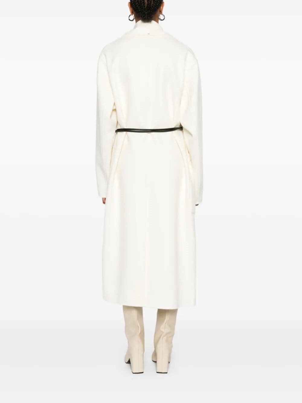 Belted Double-Breasted Coat - 5