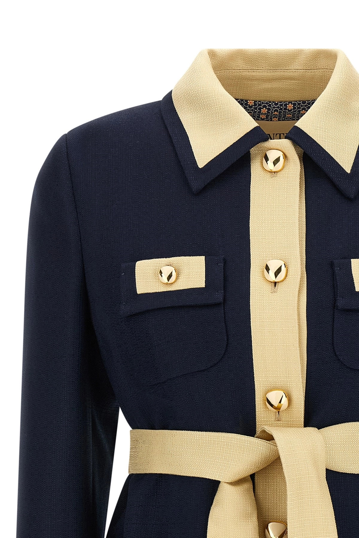 Valentino Garavani belted caban - 3
