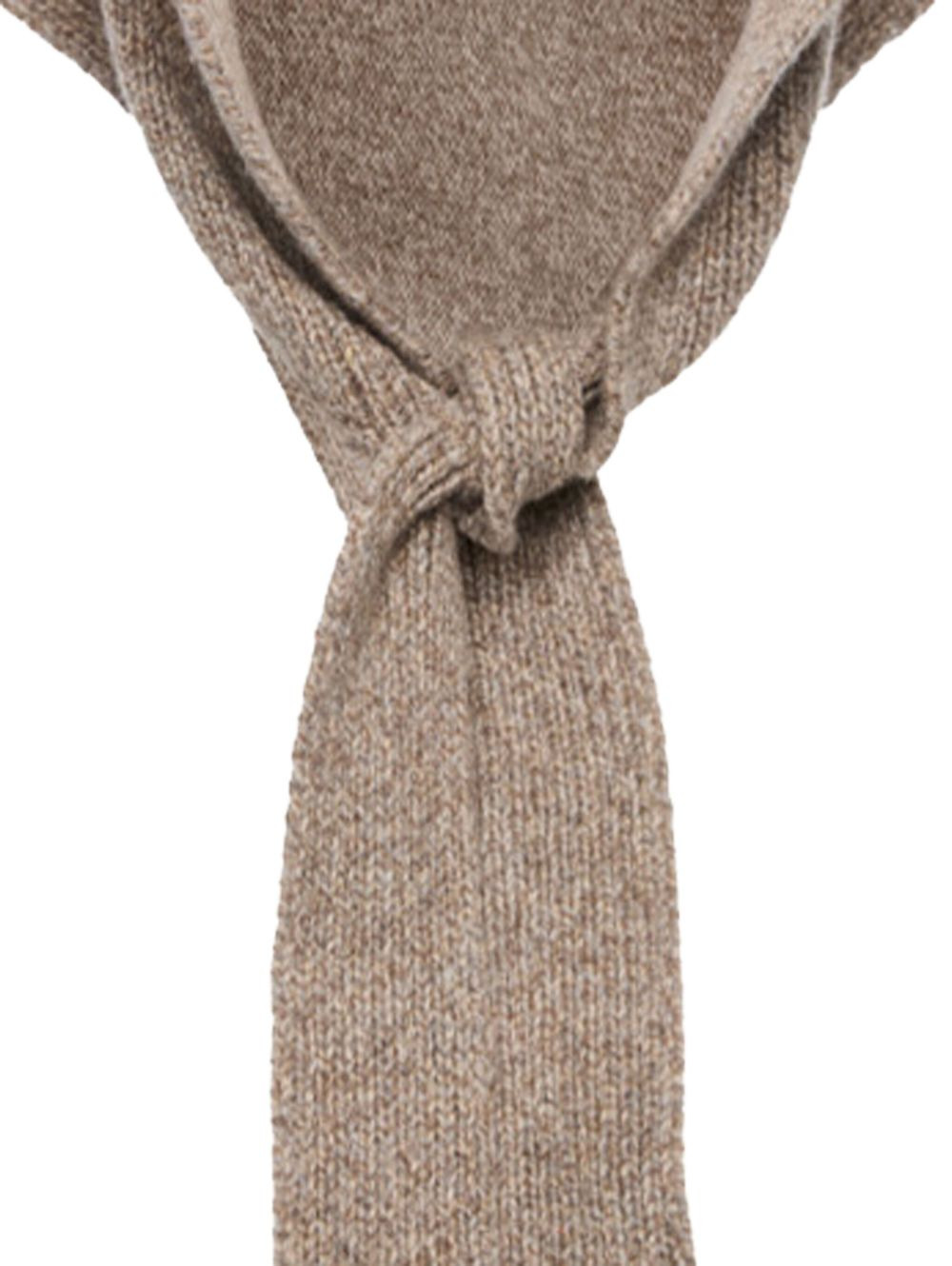 knitted tie scarf - 2