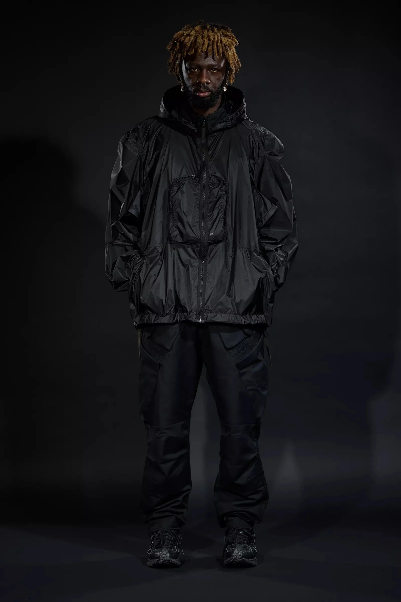 P24A-KI Cotton Articulated BDU Trouser Black - 1