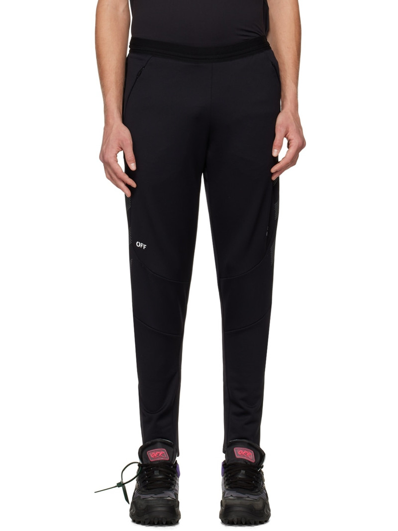 Black Printed Lounge Pants 1