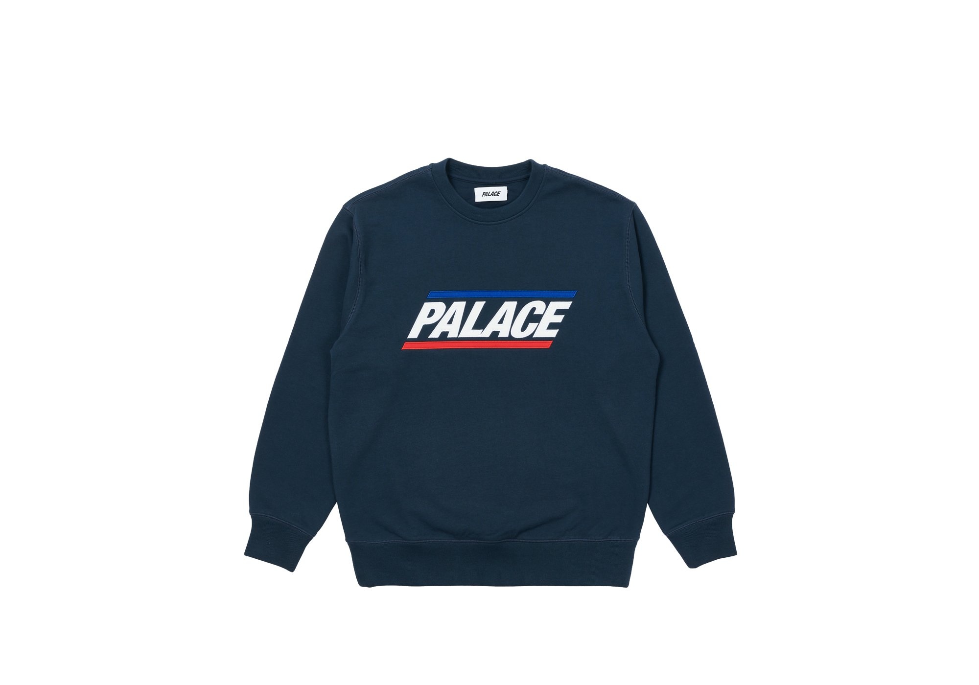 BASICS LOGO CREW NAVY - 1