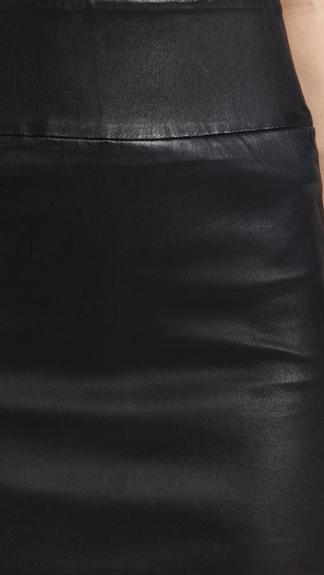 Leather Mini Skirt - 5