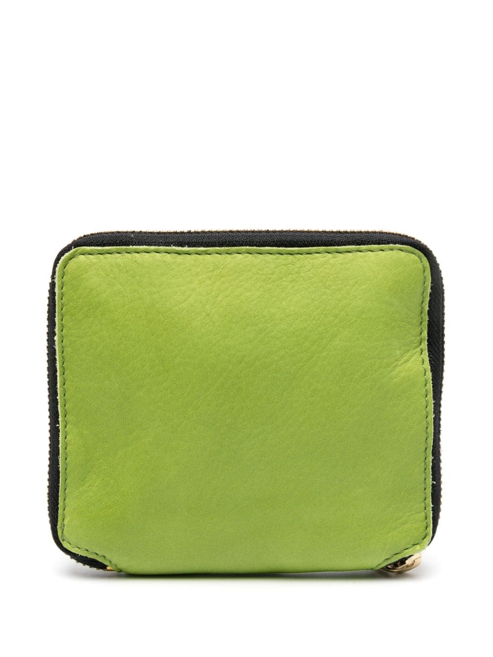 washed bi-fold zip-up wallet - 2