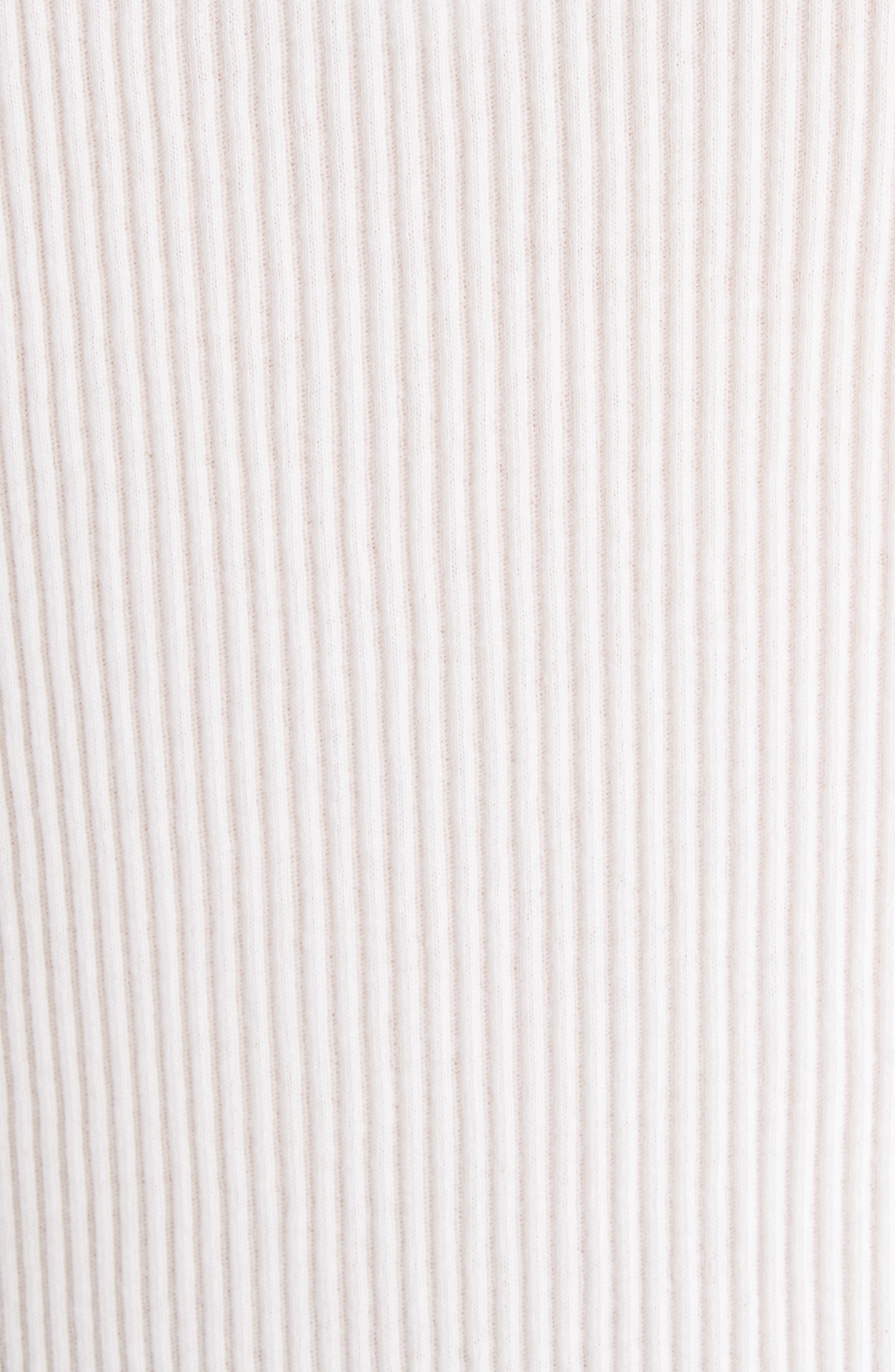 Chloé Logo Embroidered Cotton Rib Tank in White at Nordstrom - 7