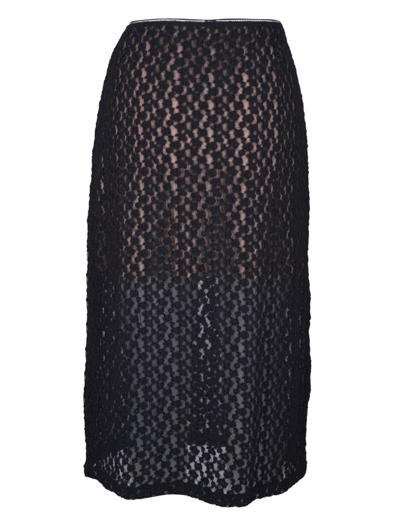 Vince floral lace skirt outlook