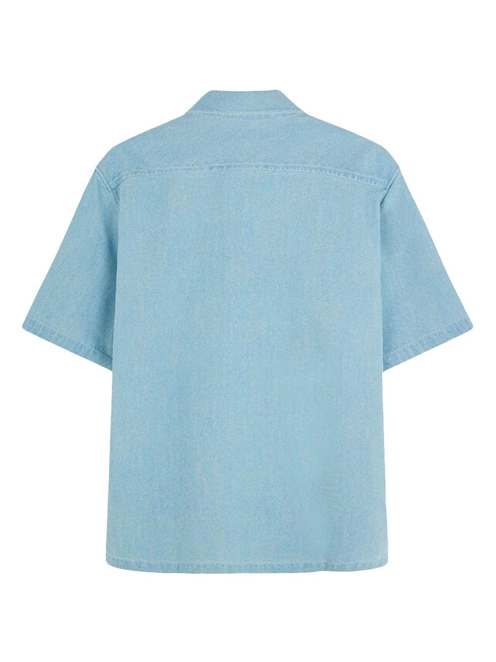 short-sleeve denim shirt - 6