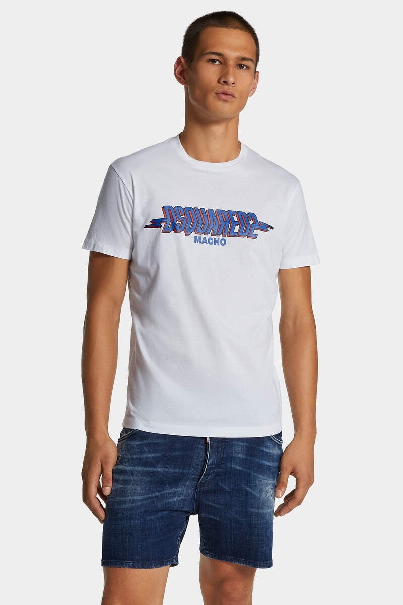 【D SQUARED2】Wash Cool Fit Macho T-Shirt DSQUARED2 WASH COOL FIT MACHO T-SHIRT | REVERSIBLE