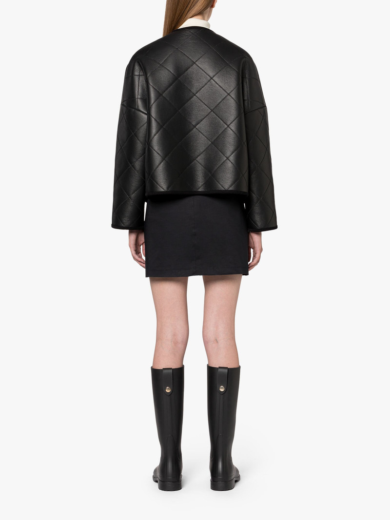 LYTH BLACK QUILTED JACKET 4