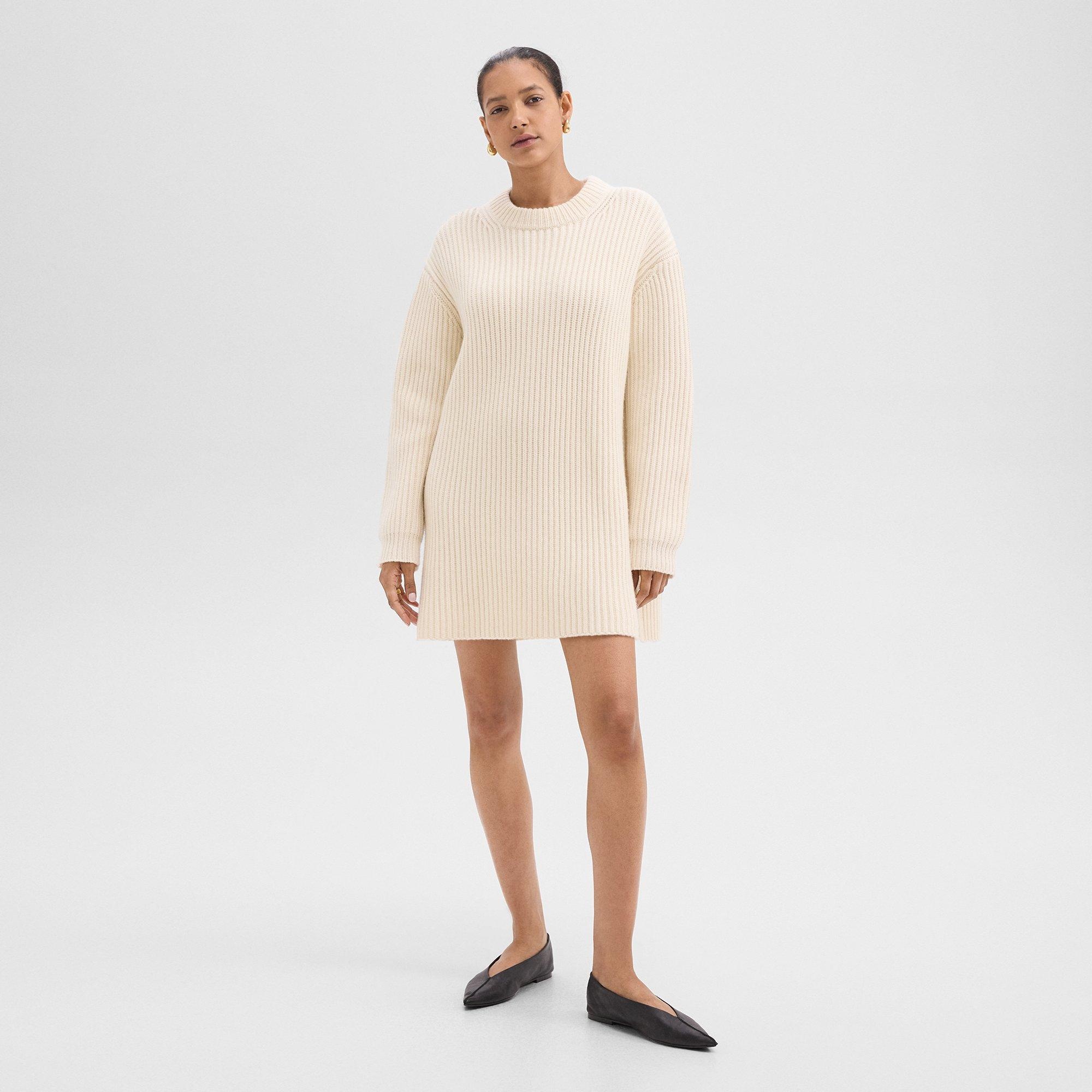Mini Sweater Dress in Merino Wool - 2