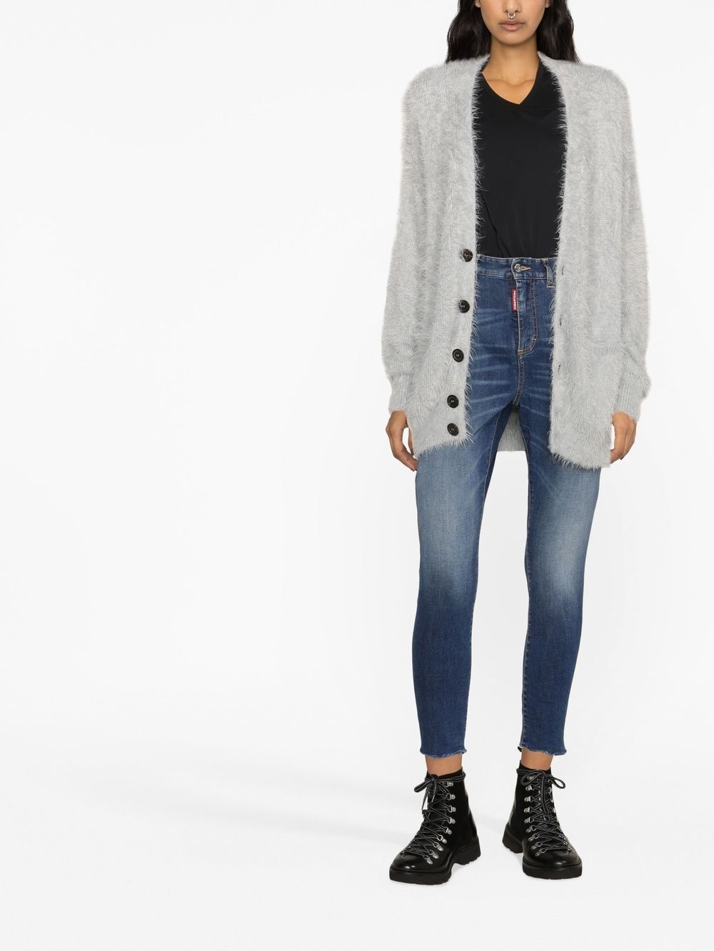 cropped skinny jeans - 2