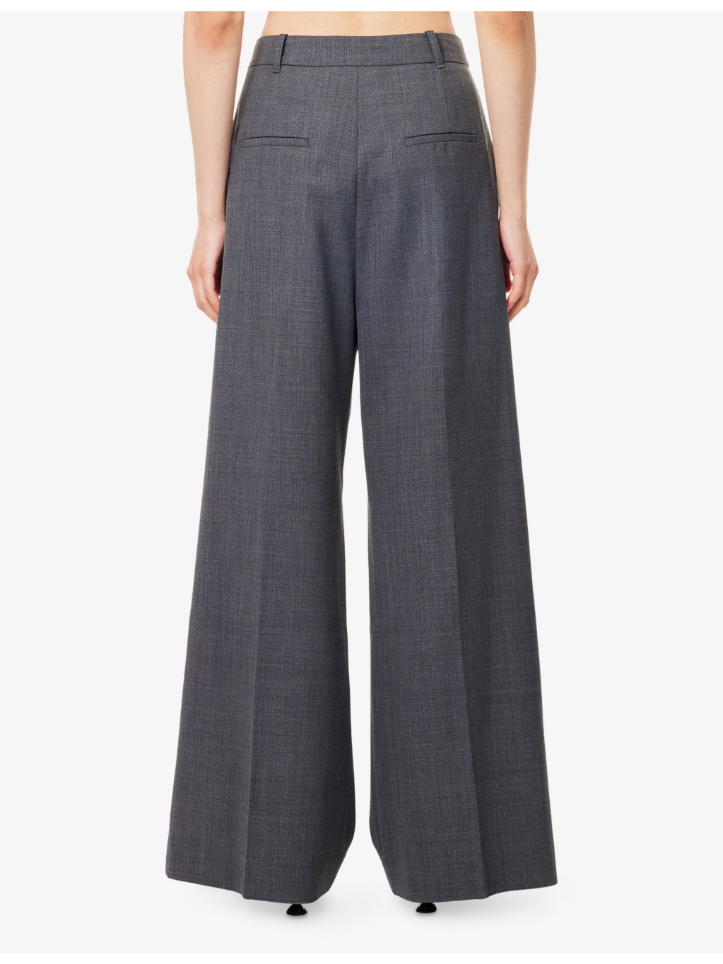 Seidler Wide-Leg Wool-Blend Trousers - 4