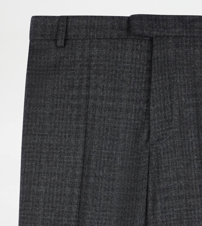 CHECKS WOOL의 바지 - GREY, BLACK, WHITE 7