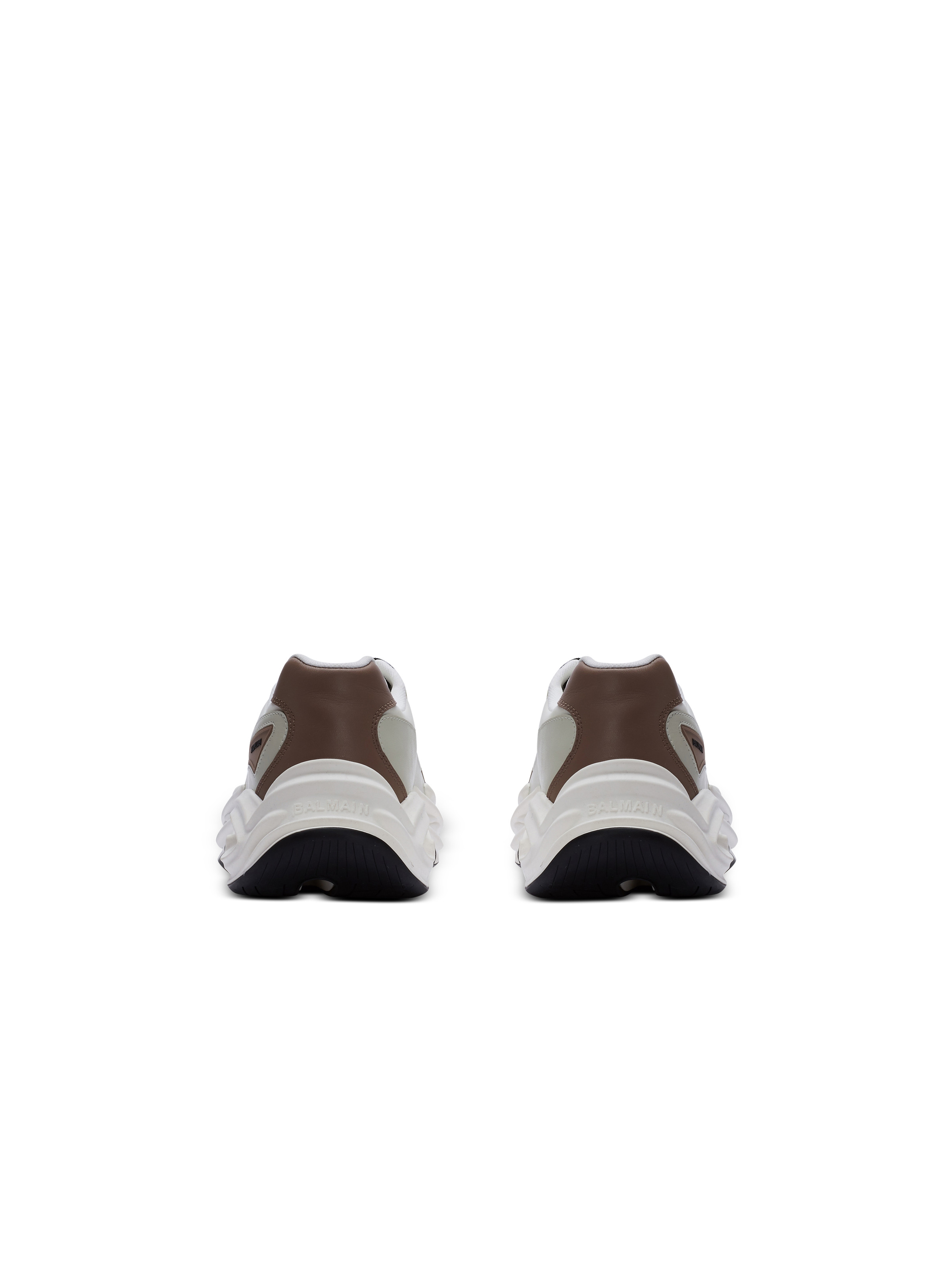 Run-Row leather and nylon sneakers - 5