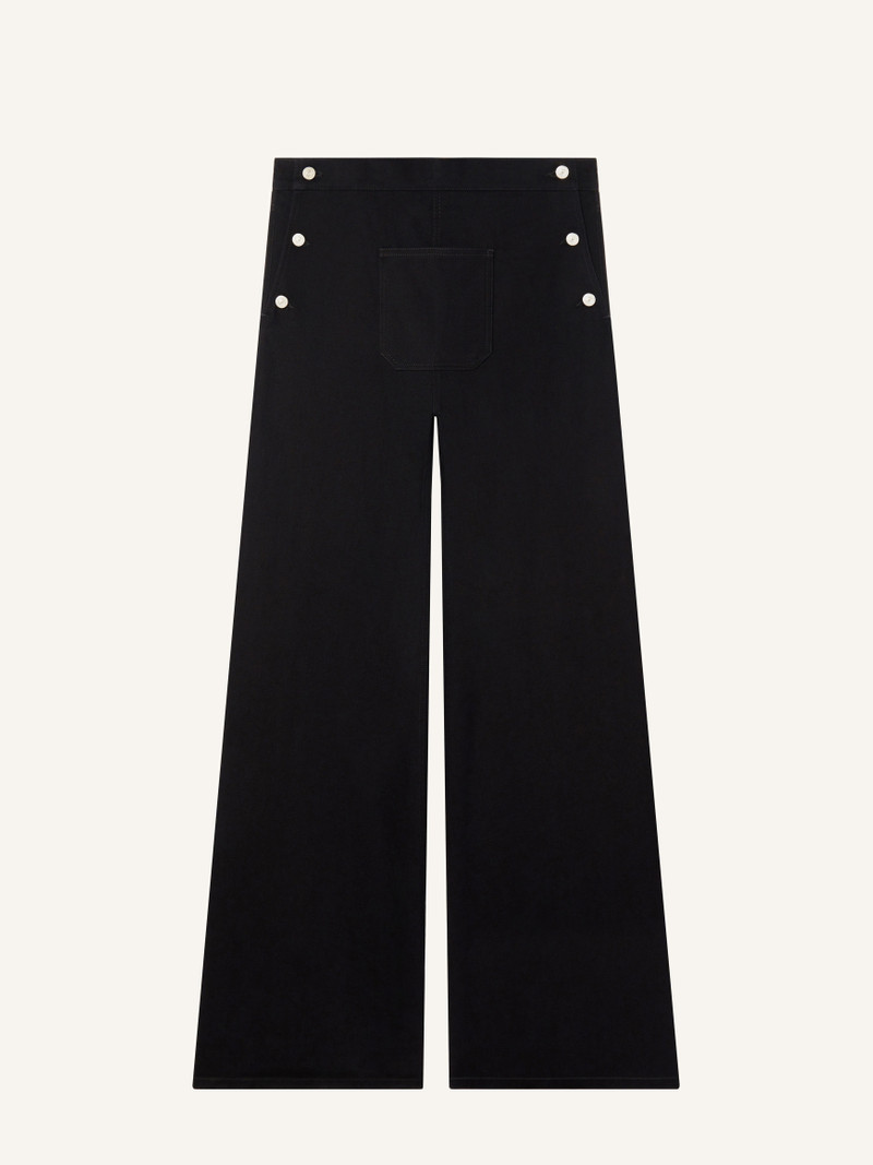 SINGLE FRONT POCKET DENIM BAGGY PANTS 1