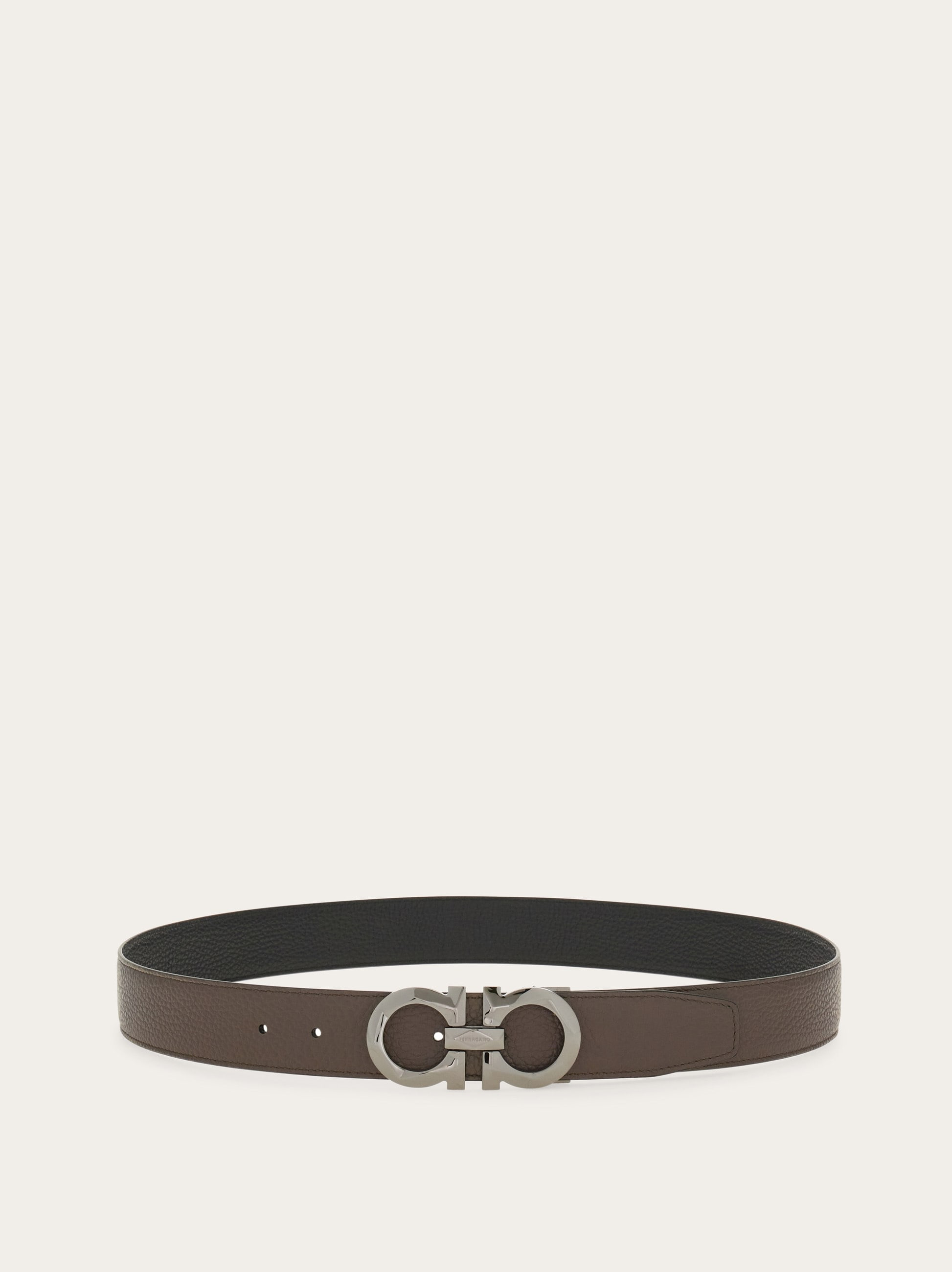 Reversible and adjustable Gancini belt - 3