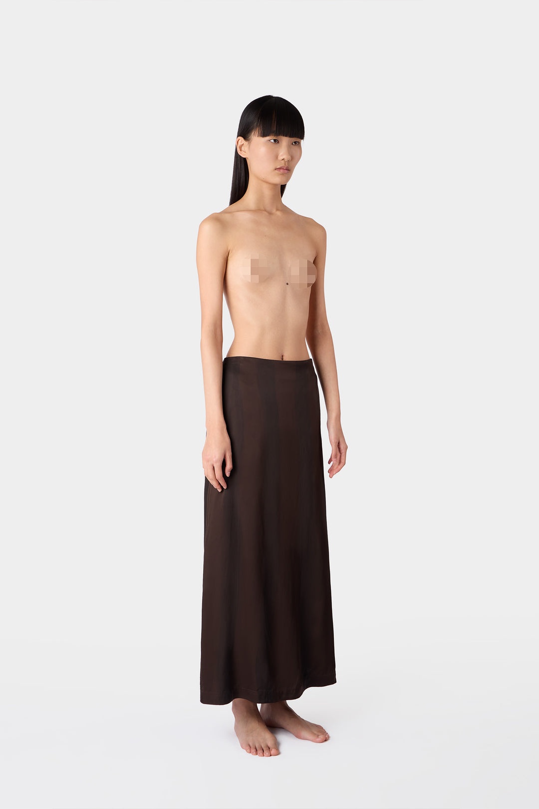 LONG SKIRT / brown - 4