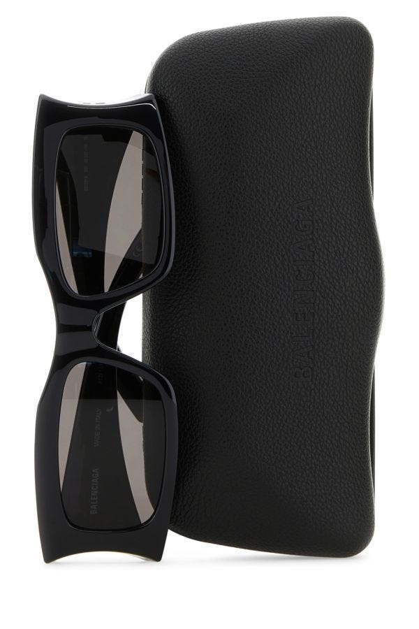 Black acetate sunglasses - 3