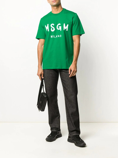 MSGM logo printed T-shirt outlook