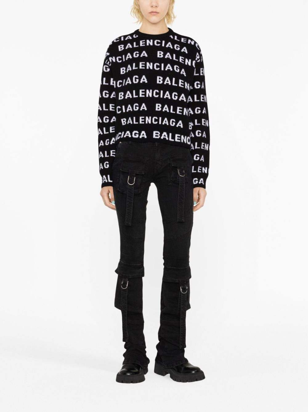 Balenciaga Logo wool sweater - 4